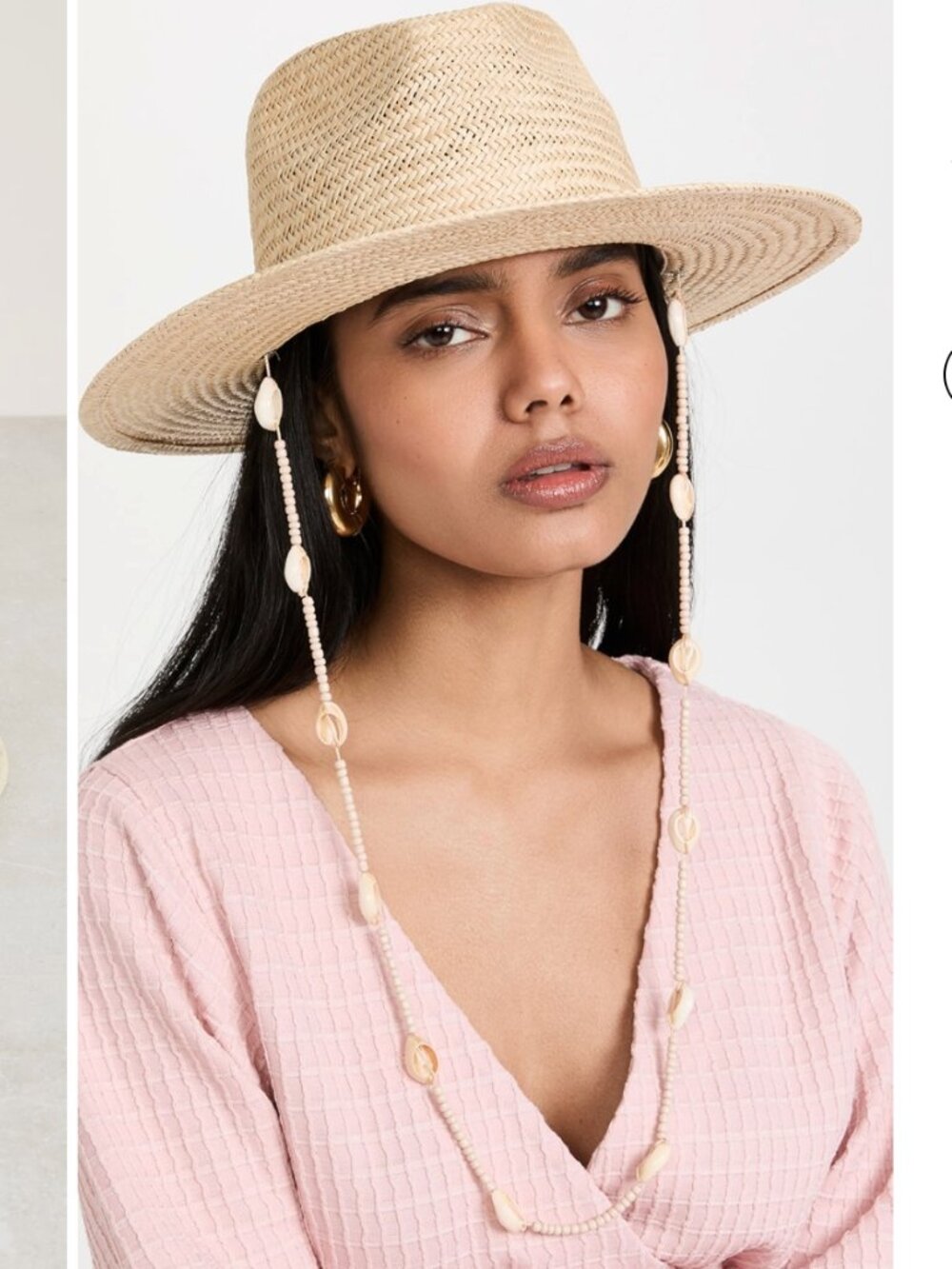 Lack of Color Seashells Straw Fedora - Brand New in Perfect Condition